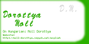 dorottya moll business card